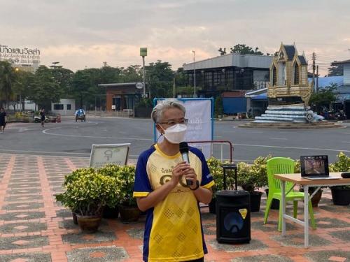 เข้าร่วมกิจกรรม "แสงนำใจไทยทั้งชาติ เดิน วิ่ง ปั่น ป้องกันอัมพาต  ครั้งที่ 7 เฉลิมพระเกียรติ" 