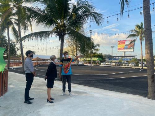ลงพื้นที่สำรวจสถานที่เพื่อศึกษาหาแนวทางในการจัดโครงการจัดการแข่งขันเซิร์ฟสเก็ตเพื่อส่งเสริมการท่องเที่ยวเชิงกีฬา