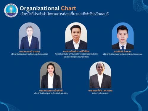เจ้าหน้าที่ประจำสำนักงานการท่องเที่ยวและกีฬาจังหวัดชลบุรี